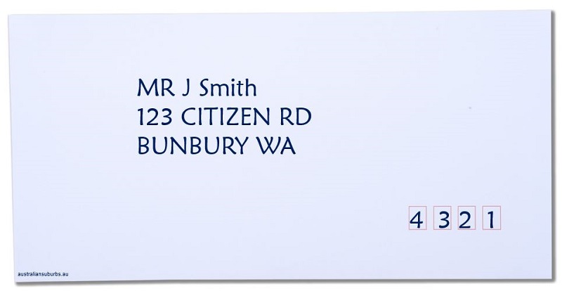 Example of how to address an Australian Letter